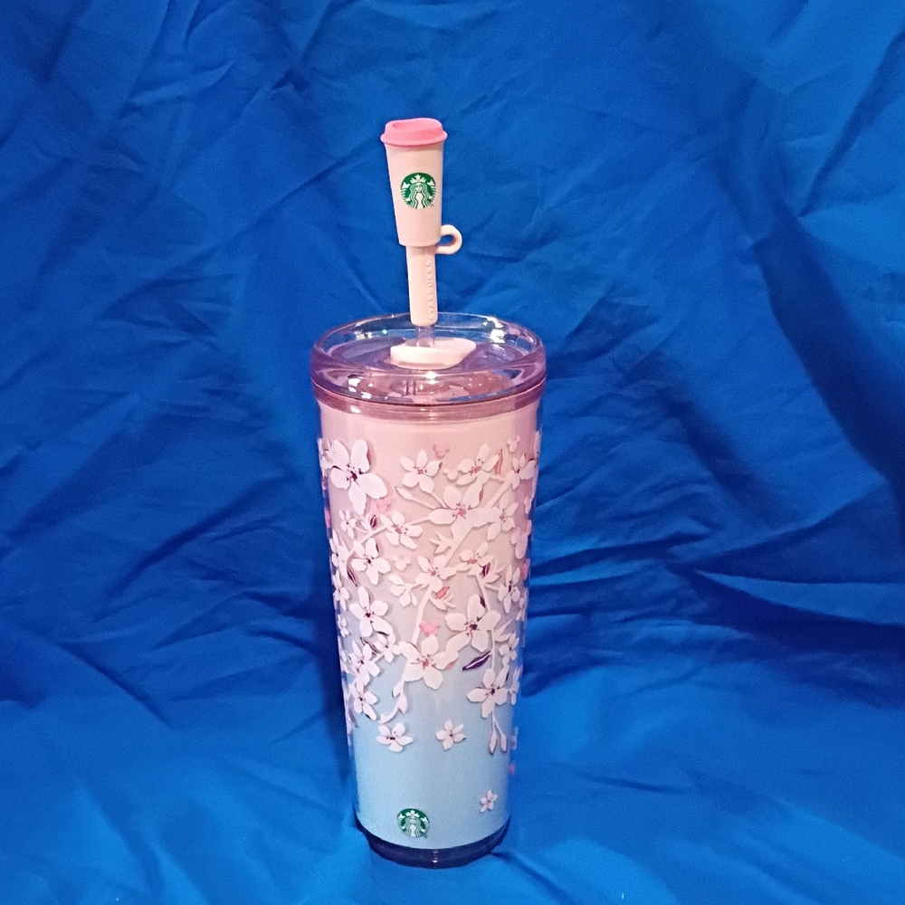 Starbucks Mickey Mouse Icon Sakura Tumbler With Straw